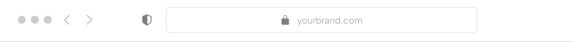 Website top bar design layout